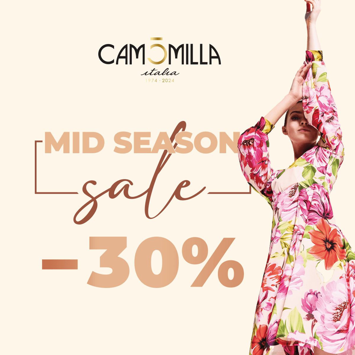 Mid Season Sale -30% da Camomilla Italia